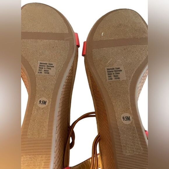 STYLE & CO CORAL STRAPPY WEDGE SANDALS - Picture 8 of 8